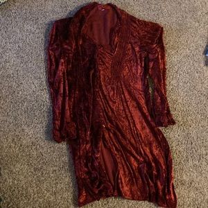 Witchy velvet dress